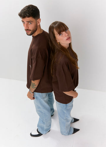 Oversized Boxy Fit Embroidered Men's T-Shirt