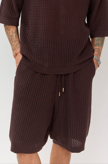 Brown Crochet Trousers